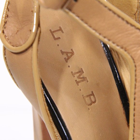 L.A.M.B Ultra High Heels sz 6 Women Platform Shoes Leather Stiletto Gwen - Picture 4 of 11